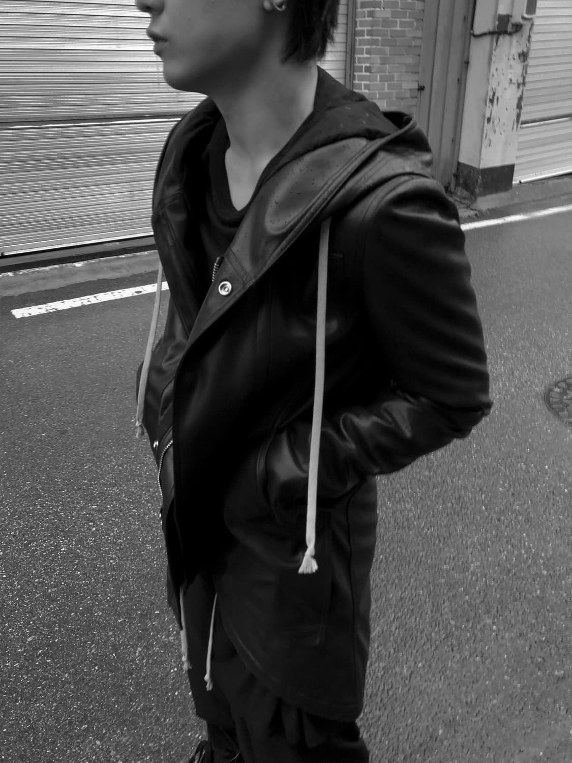 릭오웬스 20FW 비건 레더 피쉬테일 파카 상품이미지1