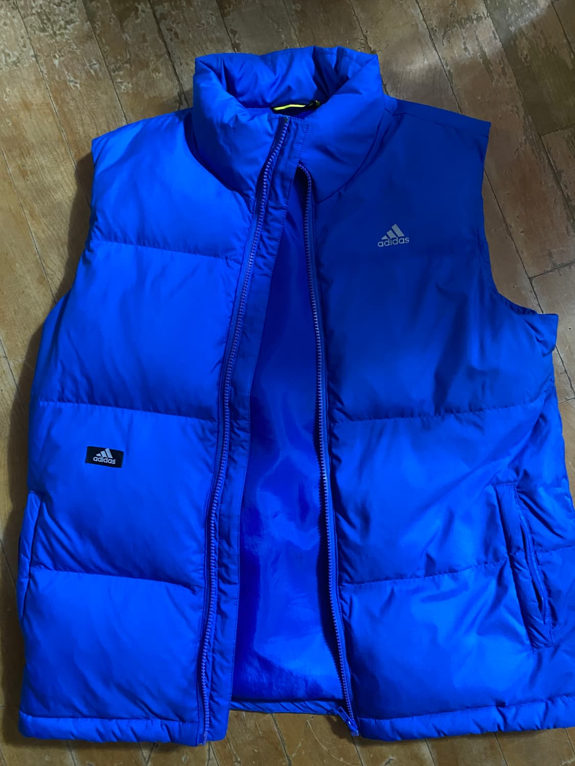 아디다스 블루 패딩 조끼 105(XL) 상품이미지1