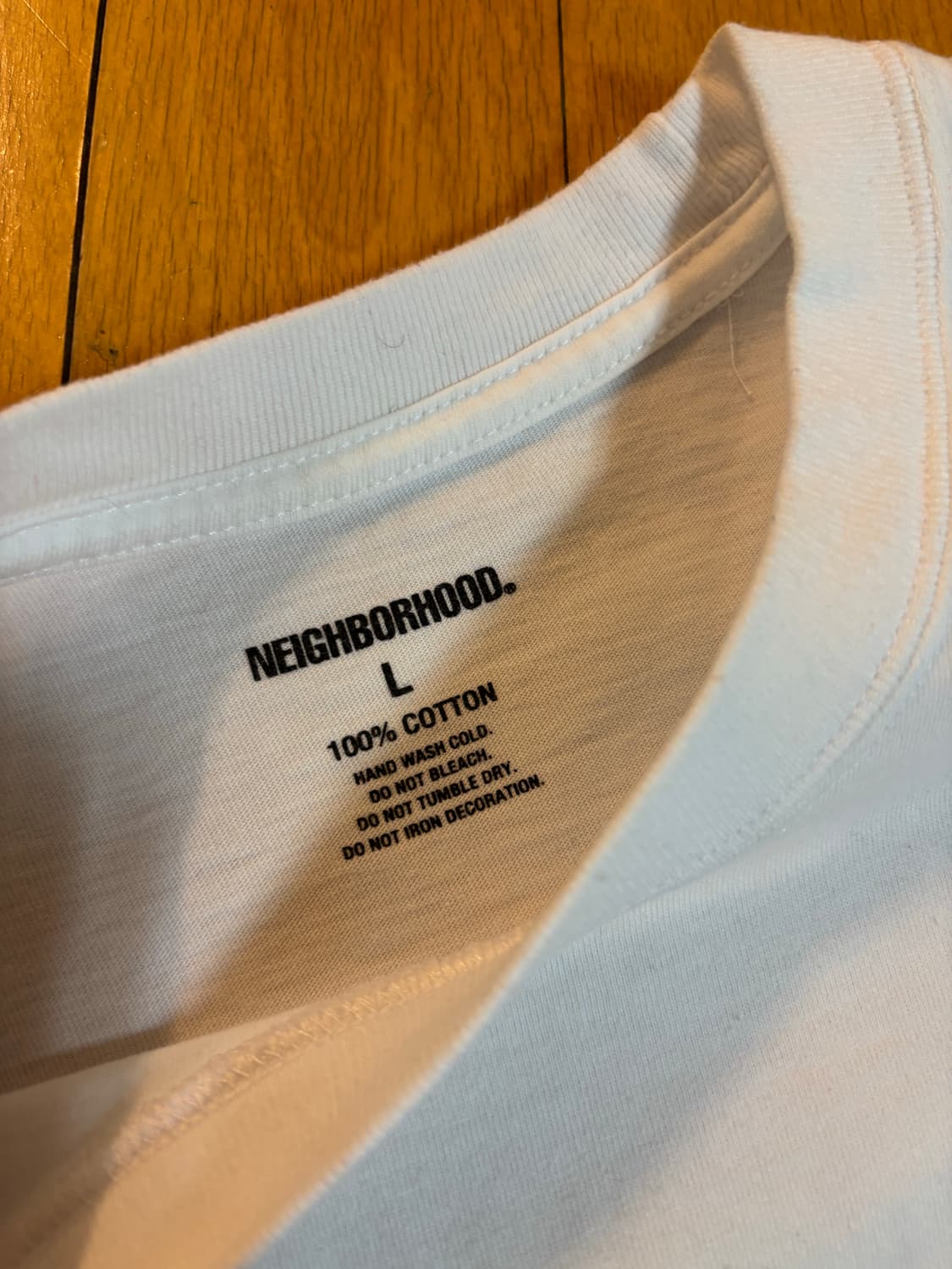 네이버후드 스컬 롱슬리브 화이트 상품이미지5