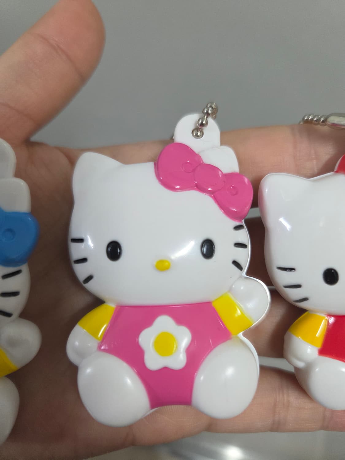 산리오 고전키티 카오하나키티 거울 미러 손거울 상품이미지5