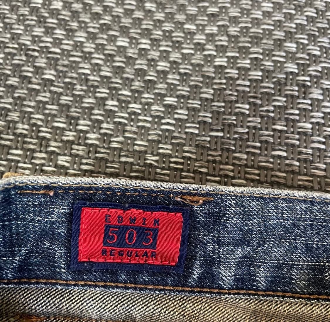  (31)에드윈(일본판) 503 중청 워싱 데님팬츠 상품이미지4