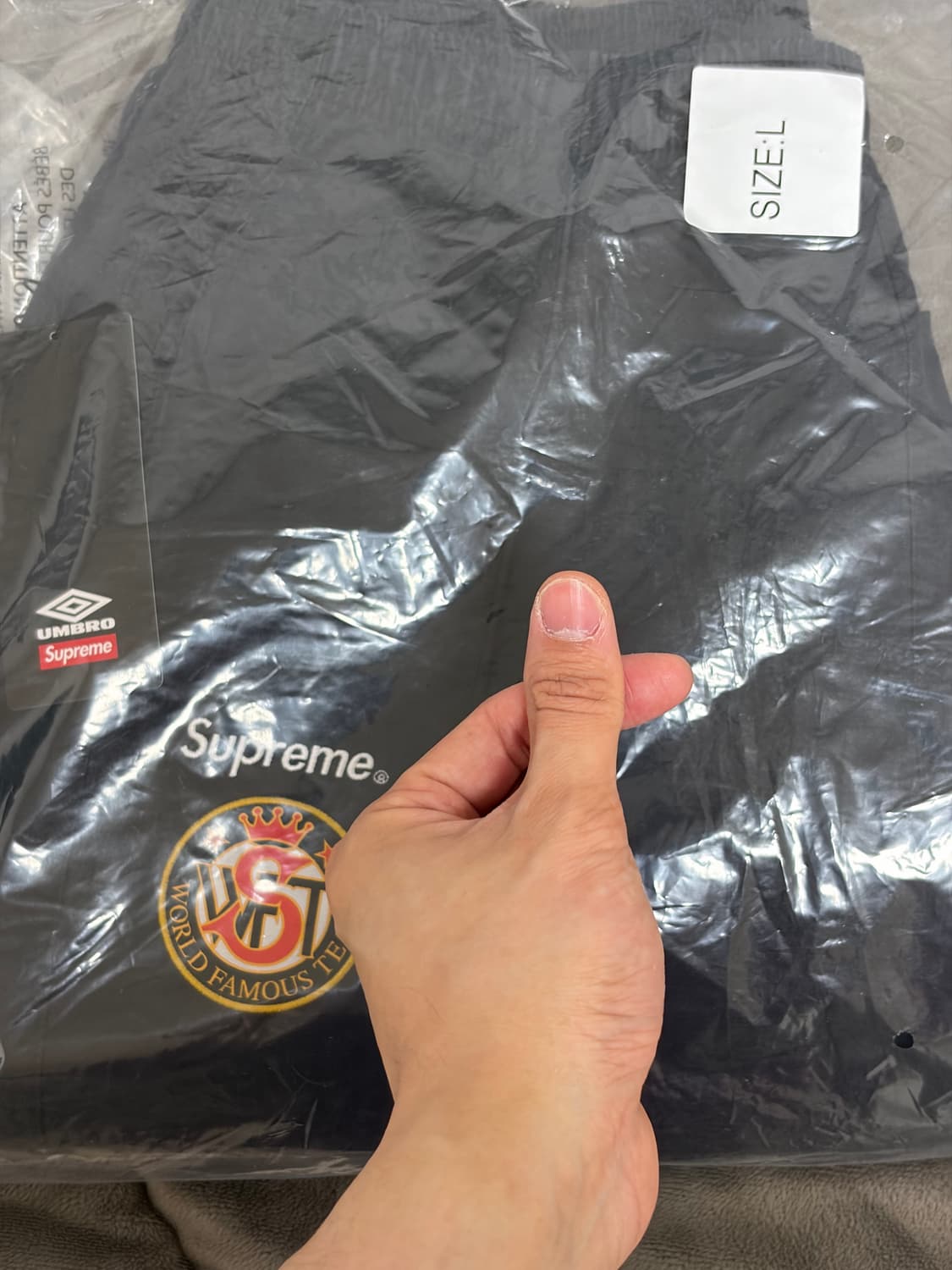 슈프림 엄브로 립스탑 트랙팬츠 L 상품이미지2