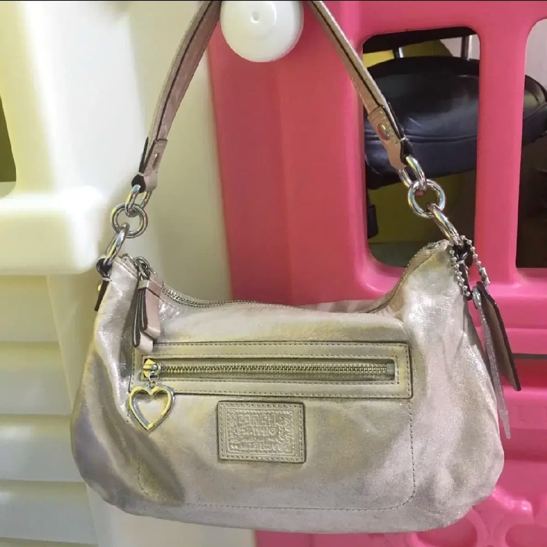 코치 빈티지 글리터 숄더백 상품이미지1