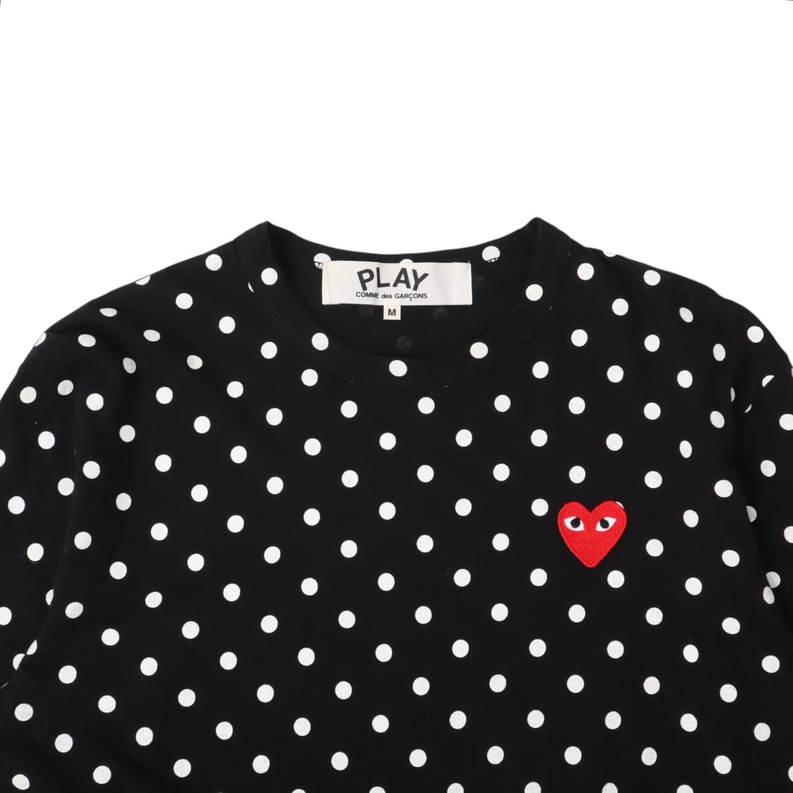 꼼데가르송 도트 롱슬리브 티셔츠 상품이미지2