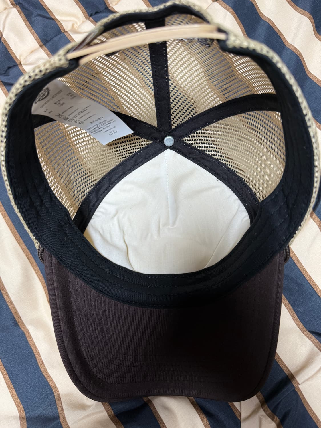 디키즈 빅로고 트러커 메쉬 캡 브라운 상품이미지4