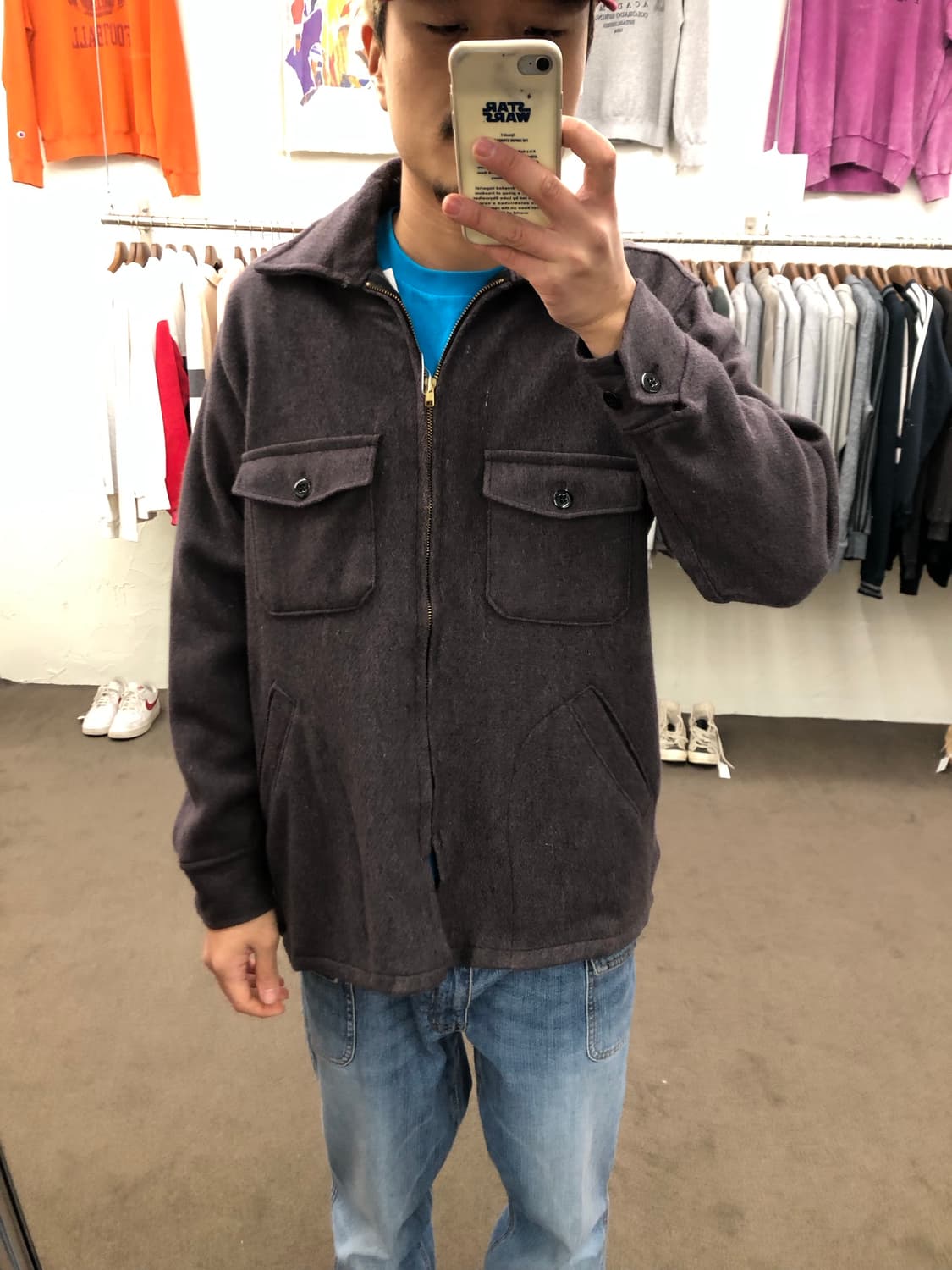 melton 울 자켓 상품이미지6