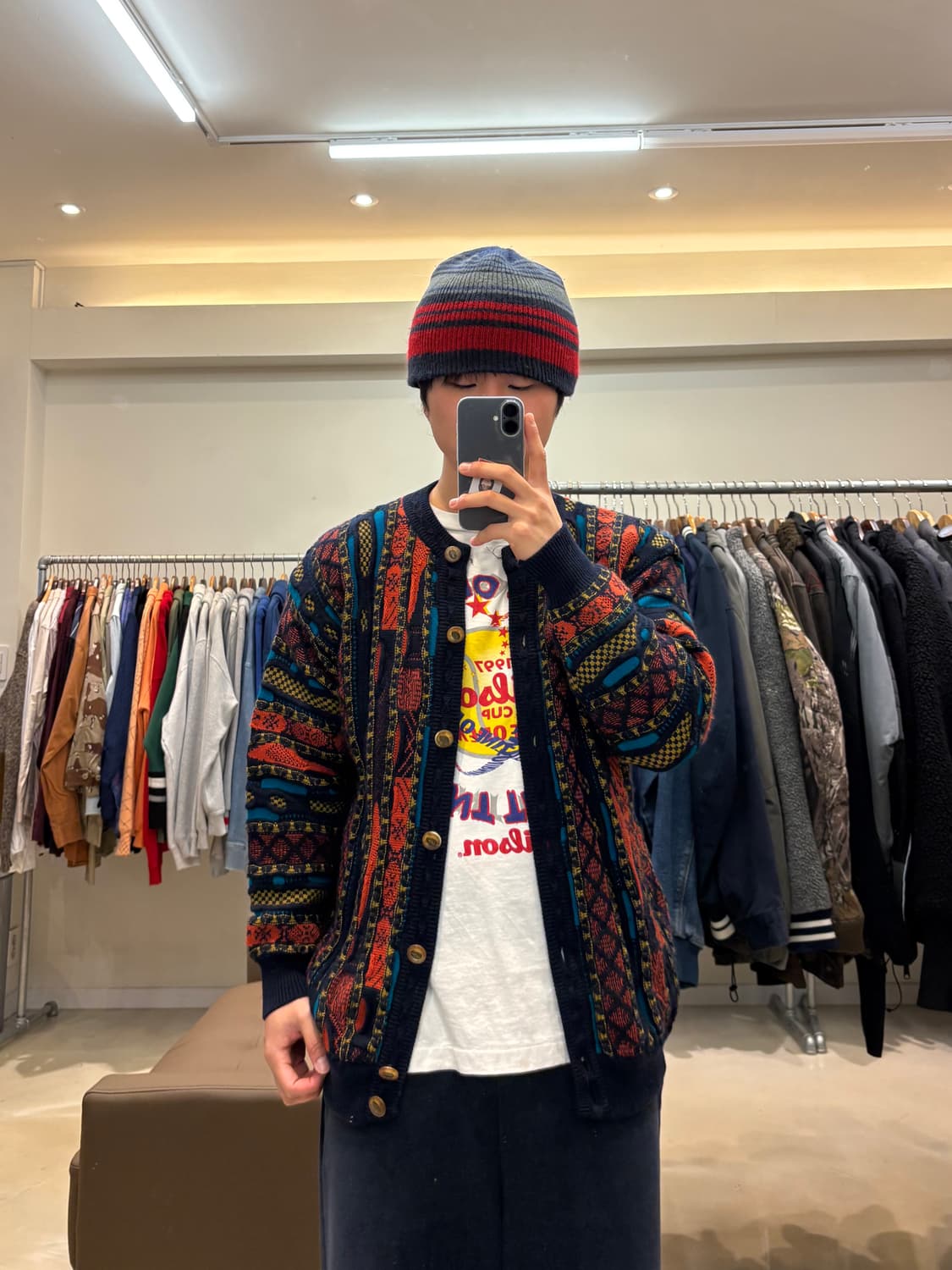 게쿠 케이블 니트 가디건 상품이미지8