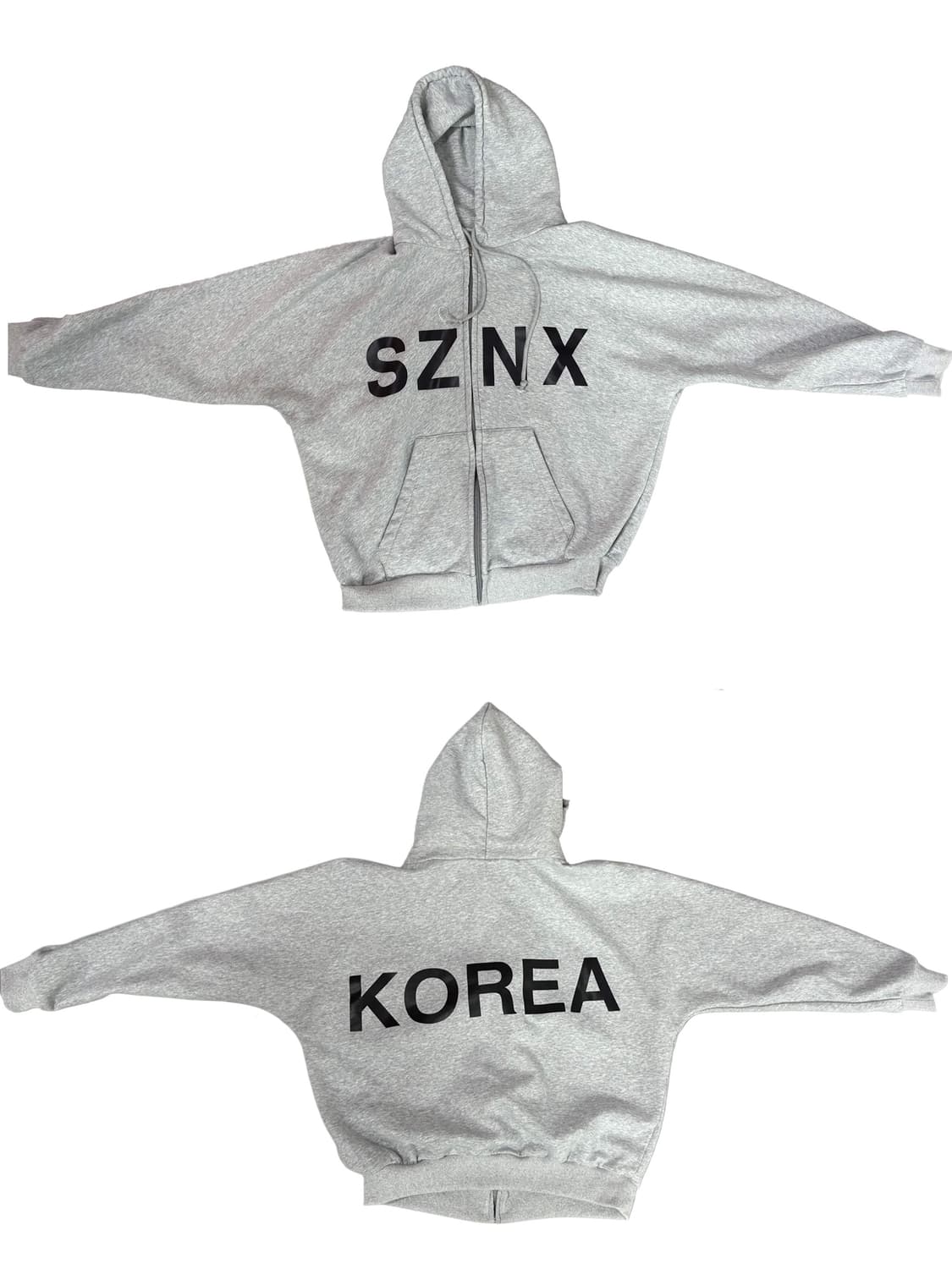 칸예 이지 HD-10 그레이 한국 한정 후드집업 01사이즈 상품이미지3