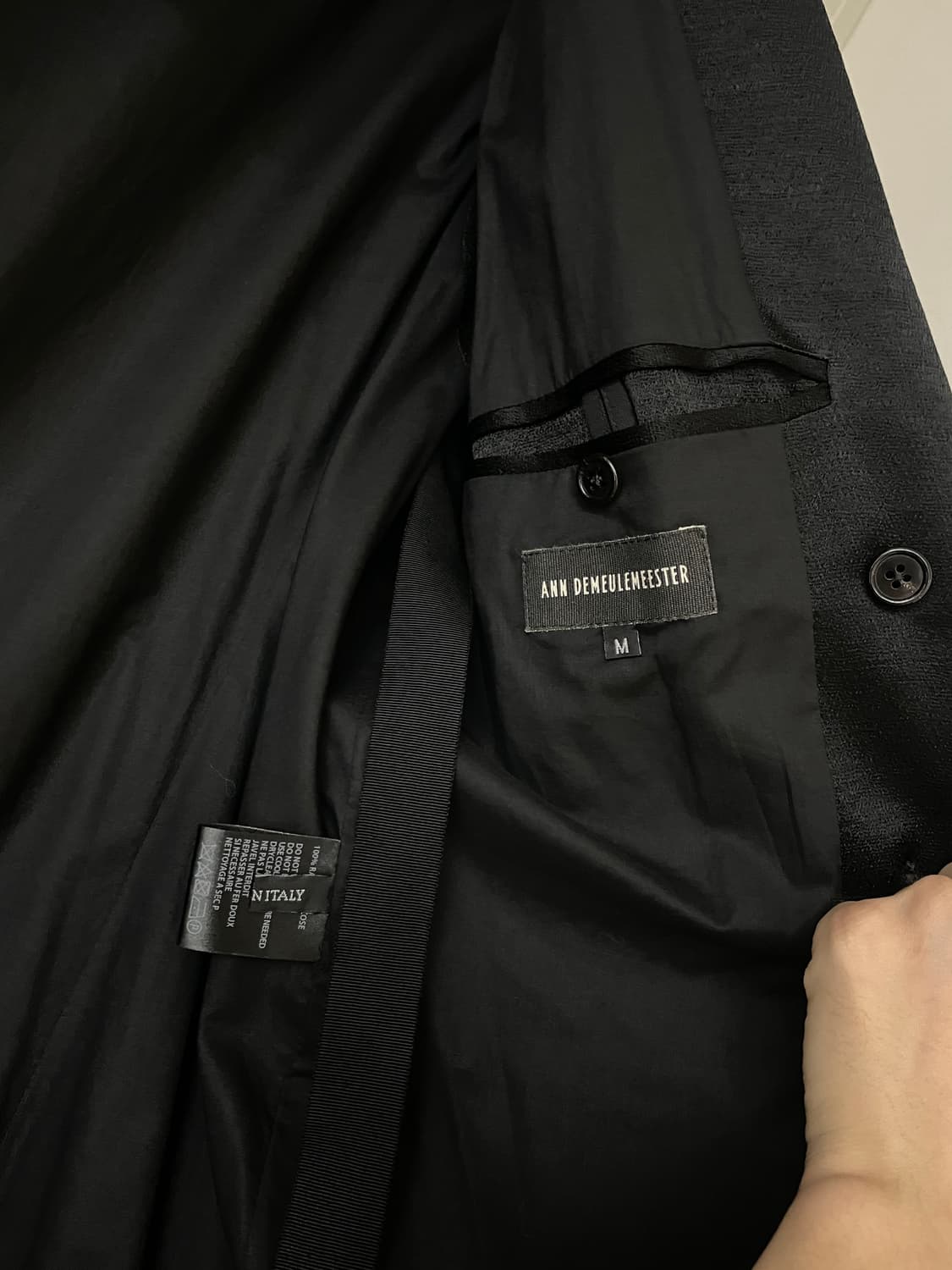 Ann Demeulemeester 앤드뮐미스터 코트 베스트 상품이미지4