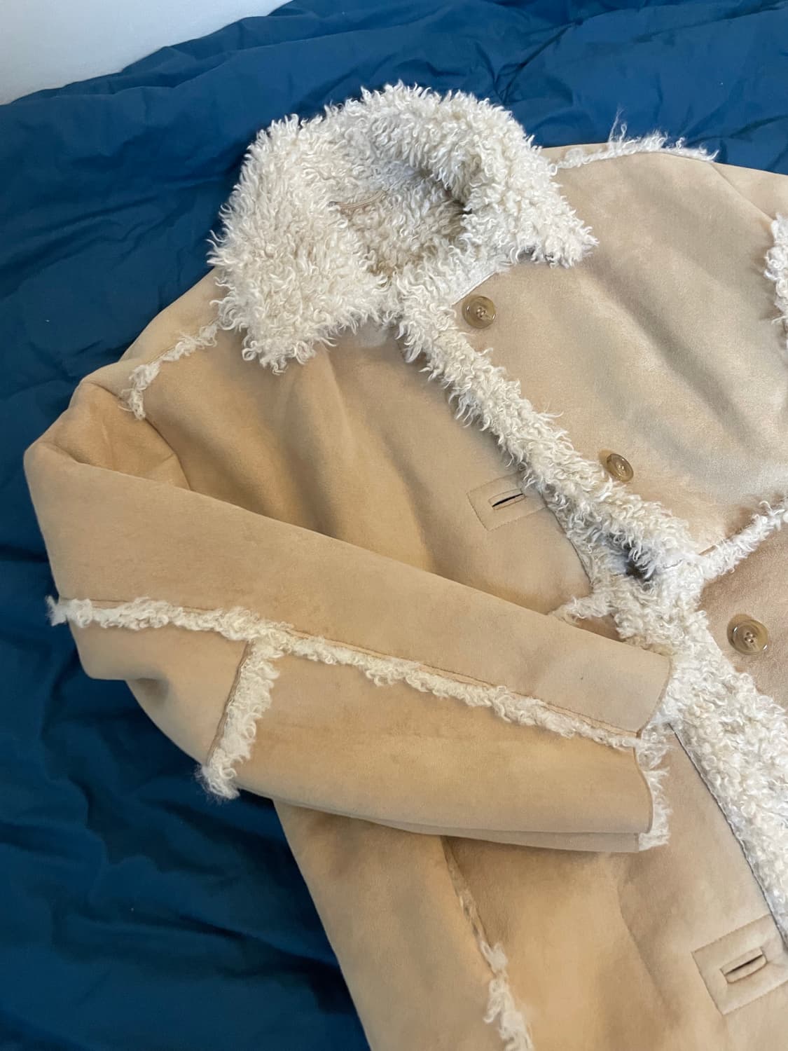 슬로우가먼츠 양면 무스탕 상품이미지4