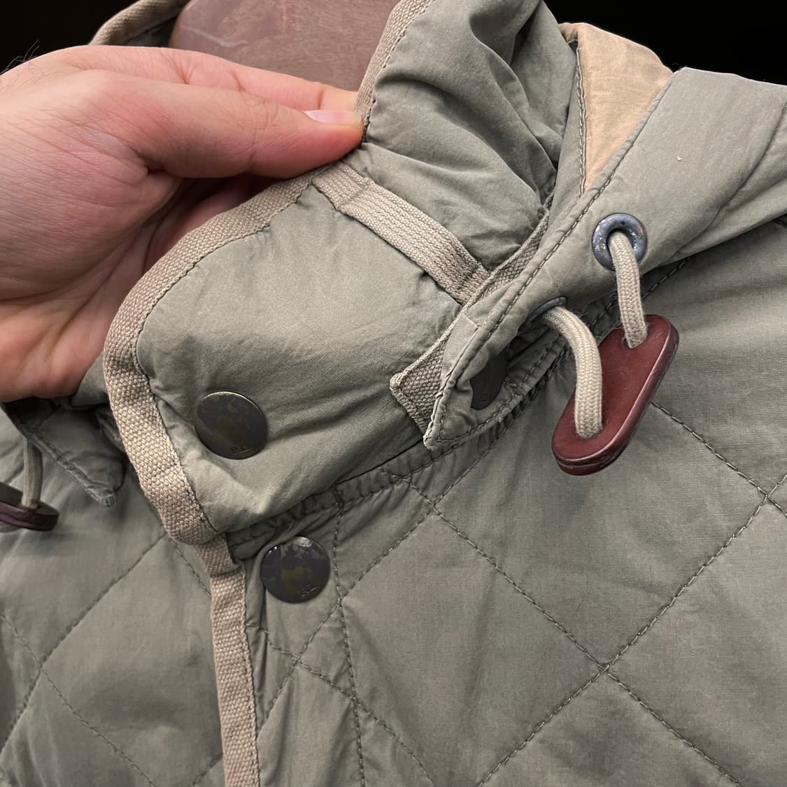 90s 폴로 랄프로렌 퀼팅 후드 탈부착 유틸리티 포켓 거너 자켓 상품이미지7