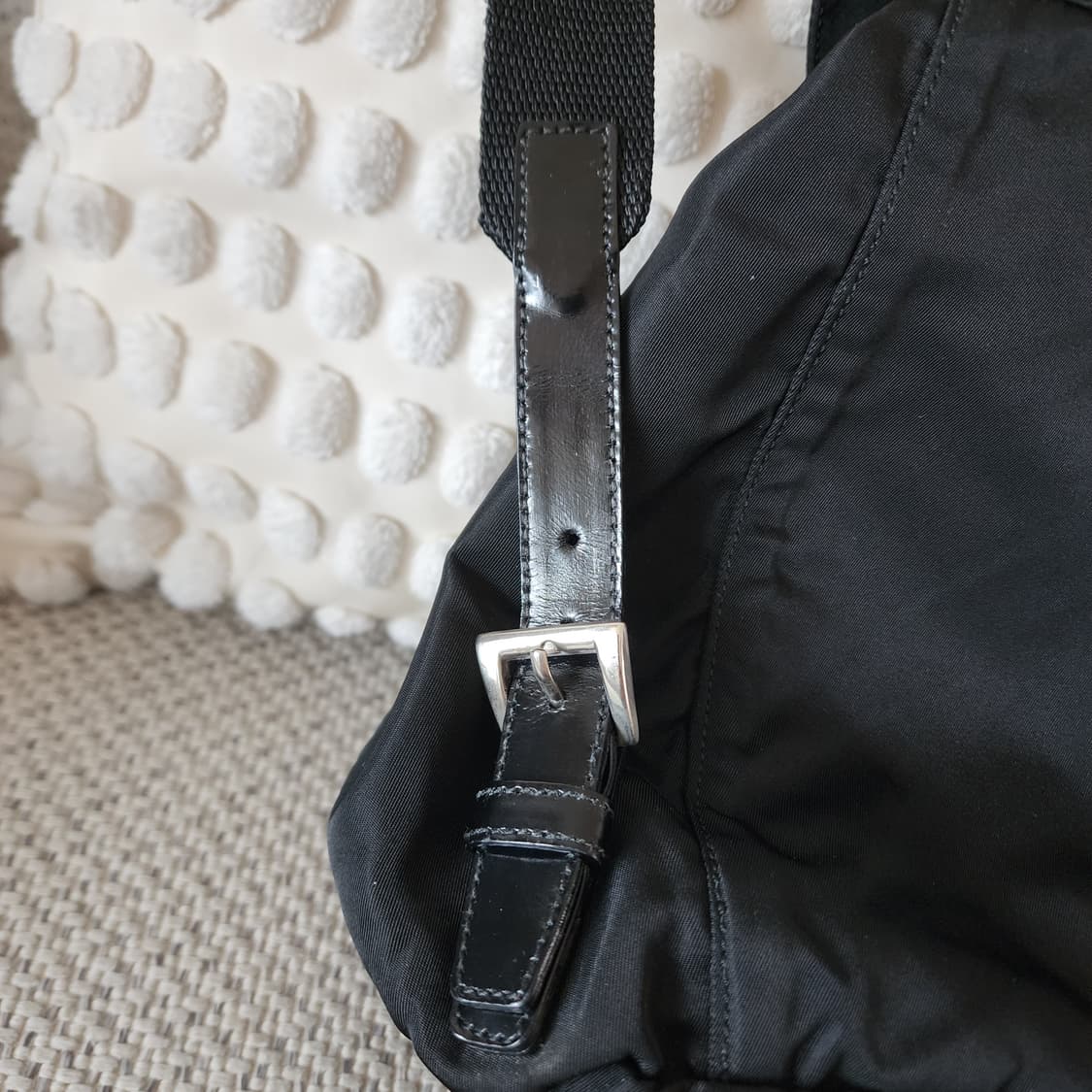 상태양호 프라다 포코노 나일론 원포켓 백팩 미니 상품이미지6