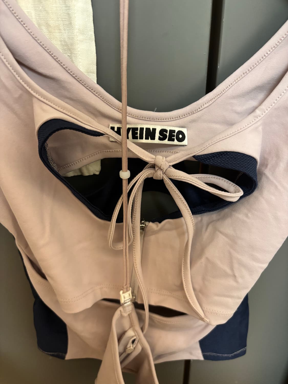 (2) 혜인서 홀터 레이서탑 애쉬핑크 상품이미지3