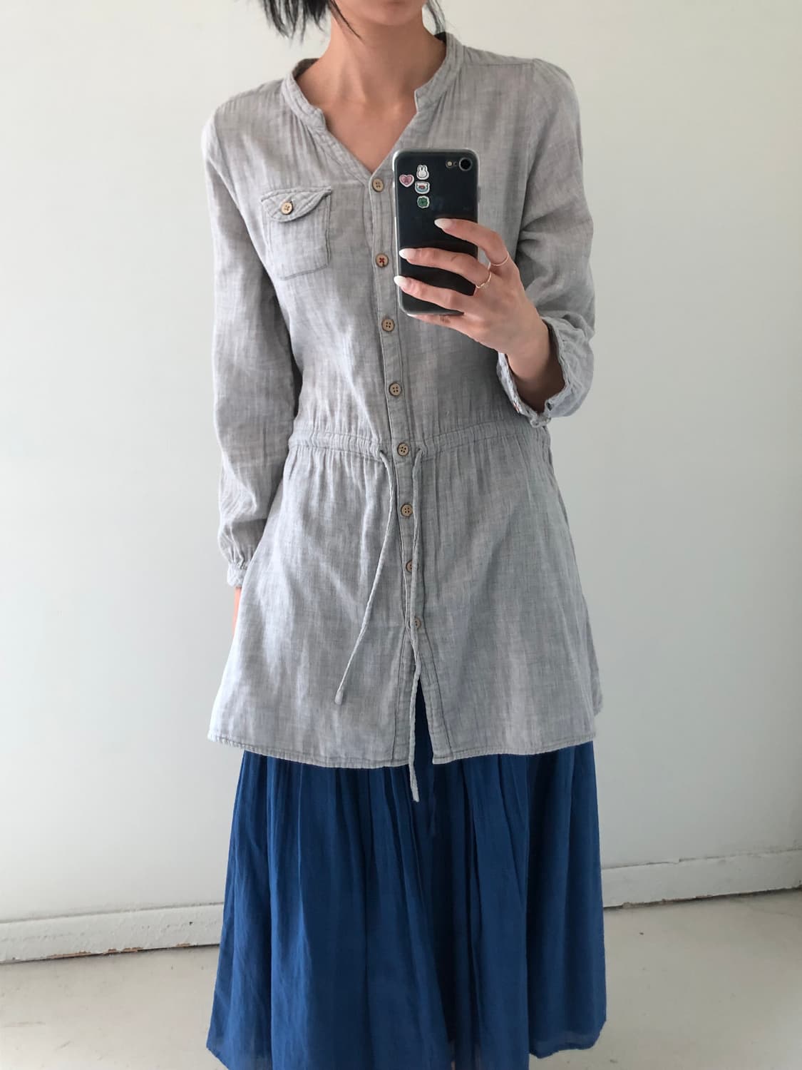 일본빈티지 모리 셔츠원피스 상품이미지4