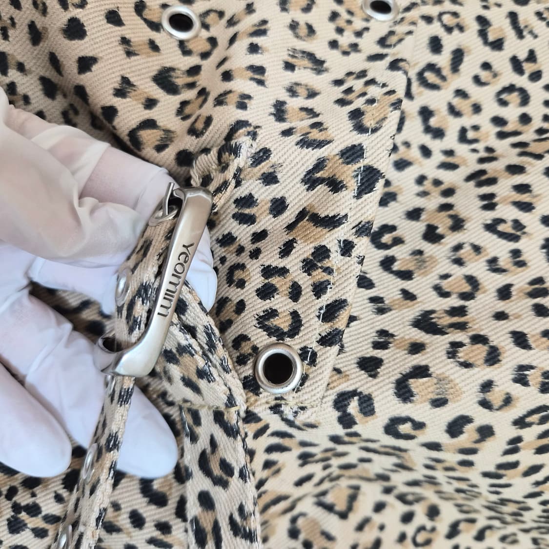 (새상품) 여밈 레이아웃백 (레오파드 베이지) 상품이미지6