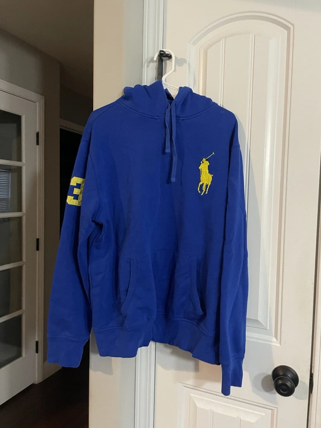 폴로 랄프로렌 빅포니 후드집업 블루 상품이미지1