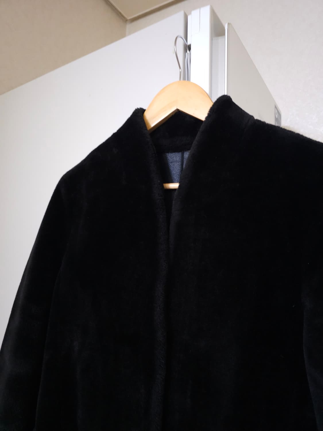 자라 에코퍼 롱코트 상품이미지2