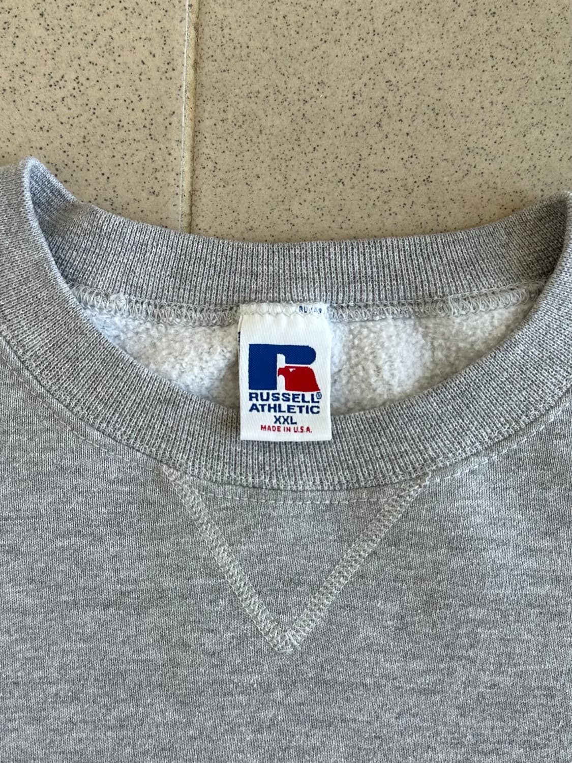 90s 빈티지 러셀 스웻셔츠 그레이 XXL USA 상품이미지6