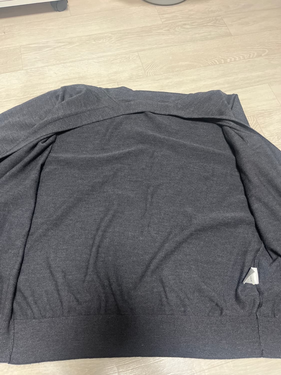 메종키츠네 폭스헤드 가디건 차콜 L 상품이미지6