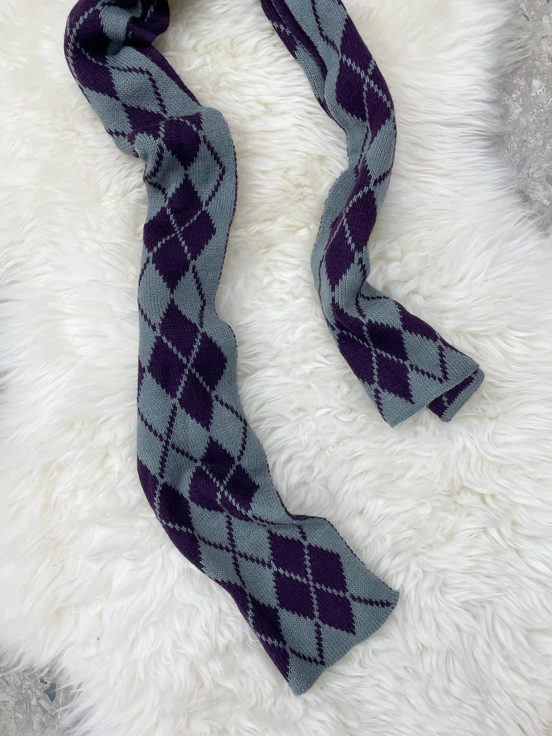 아가일 니트 머플러 상품이미지6