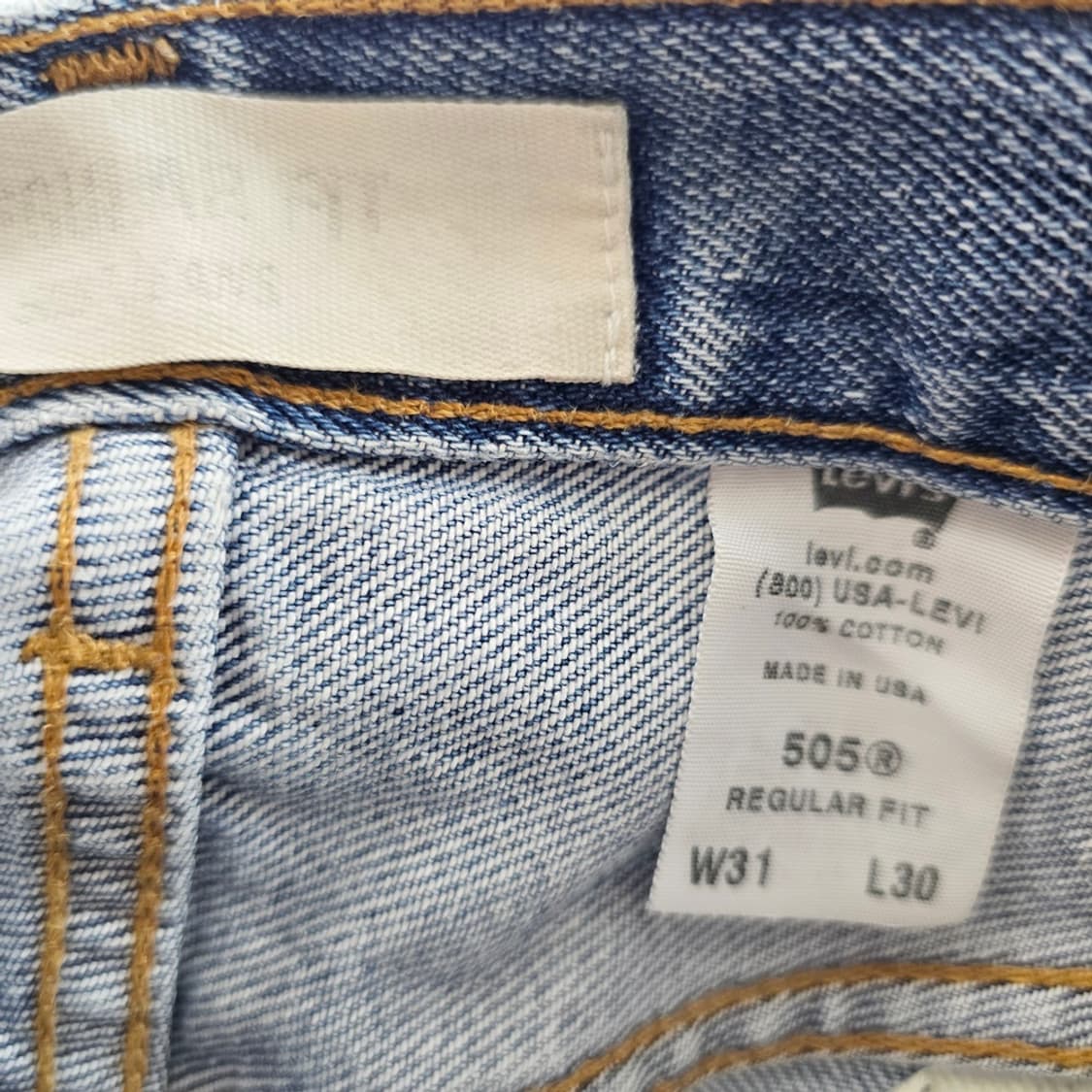리바이스 505 청바지 미국 사이즈29 R2899  상품이미지6