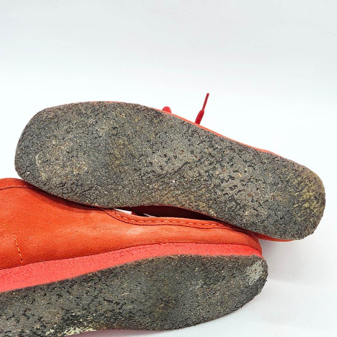 클락스 왈라비 부츠 레드 스웨이드 (UK 9) 상품이미지3