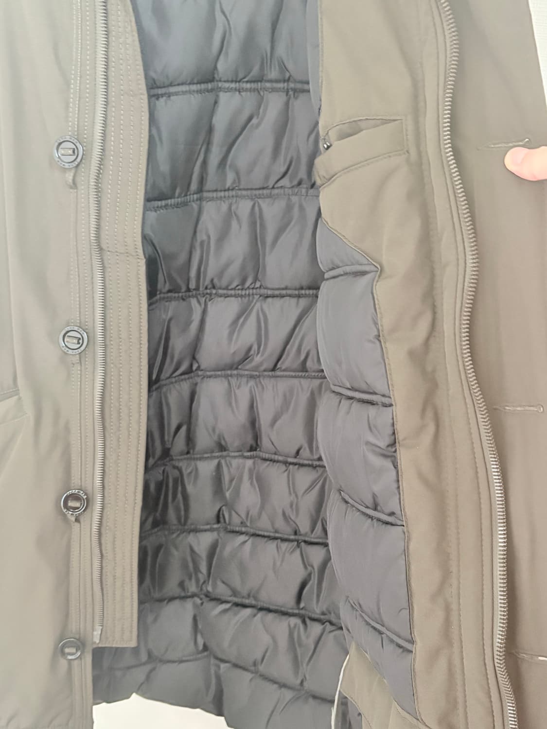 zara man 자라맨 겨울 야상 패딩 카키컬러 남성패딩 상품이미지9
