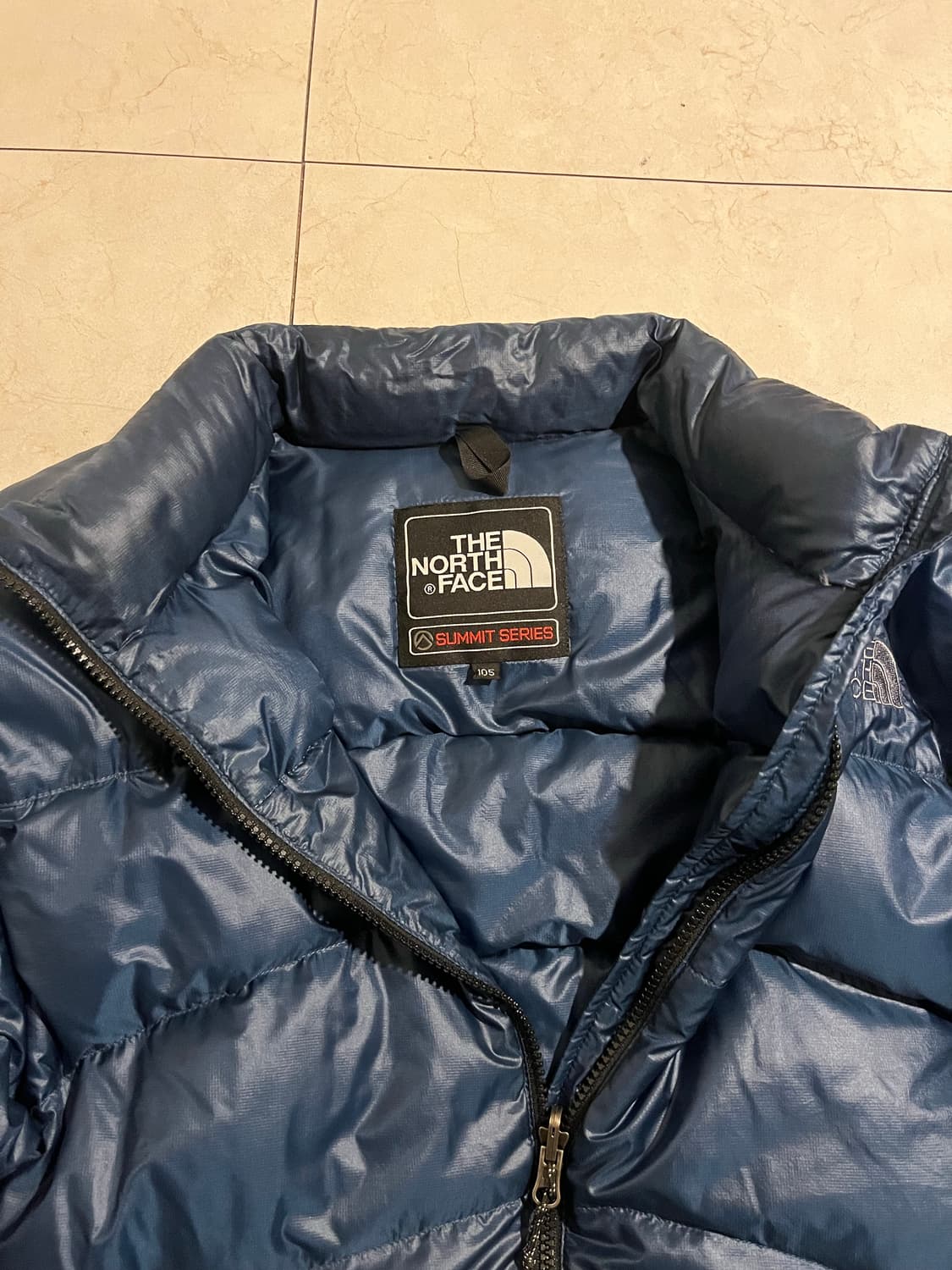 노스페이스 서밋 다운 경량패딩 블루 xl 상품이미지6