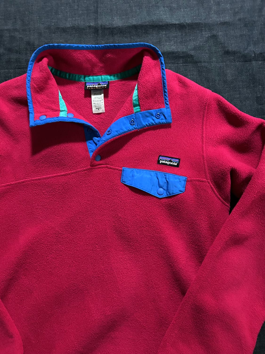 파타고니아 신칠라 풀오버 플리스 스냅티 Made of US Fabric 상품이미지3
