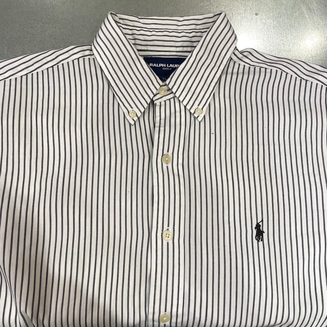 (L) POLO 폴로 랄프로렌 골프 스트라이프 셔츠   상품이미지9