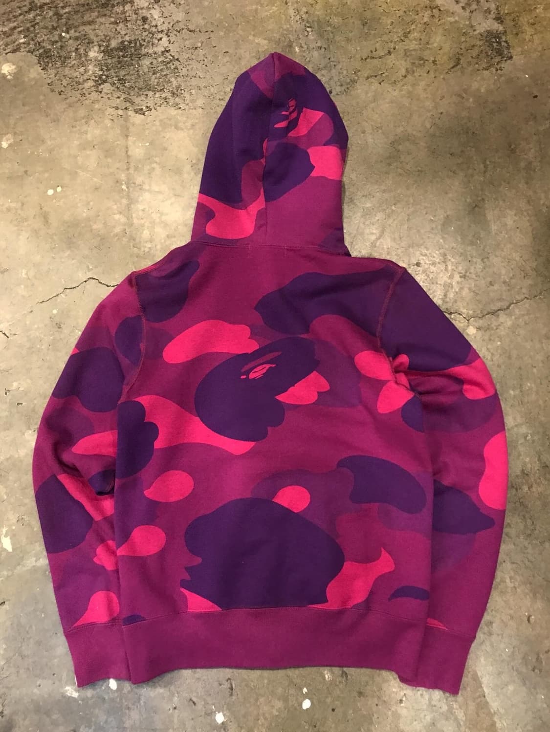 Bape Giant Purple Camo Hood Zip-Up 상품이미지8