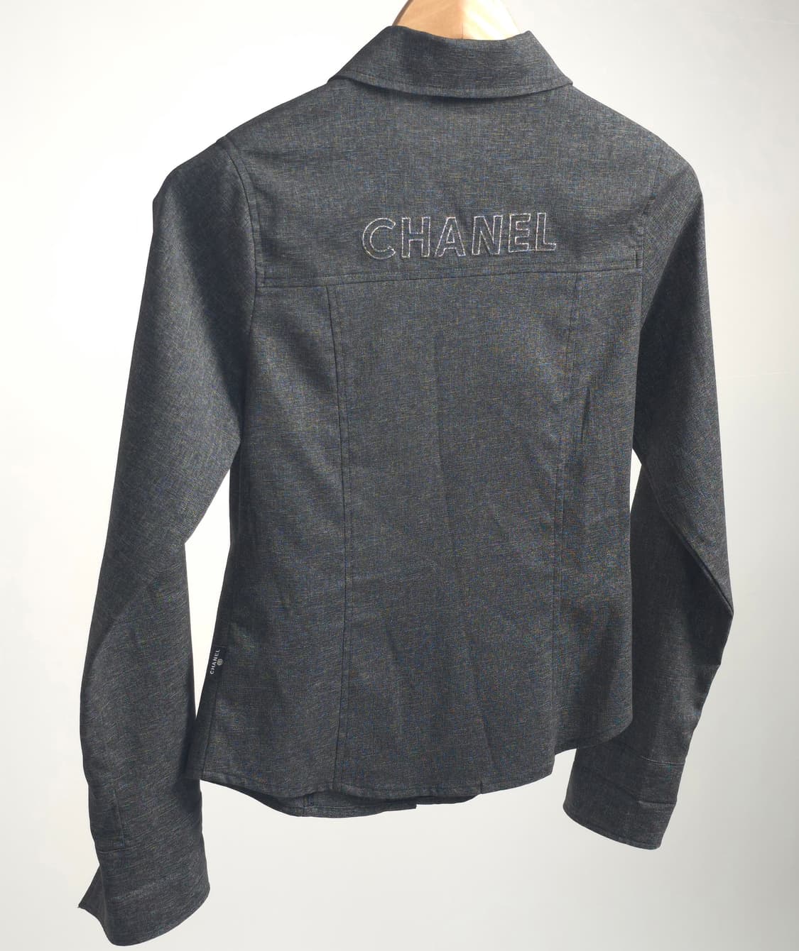 샤넬 정품 CHANEL 2002SS 아카이브 COCO 빅로고 셔츠 자켓  상품이미지1