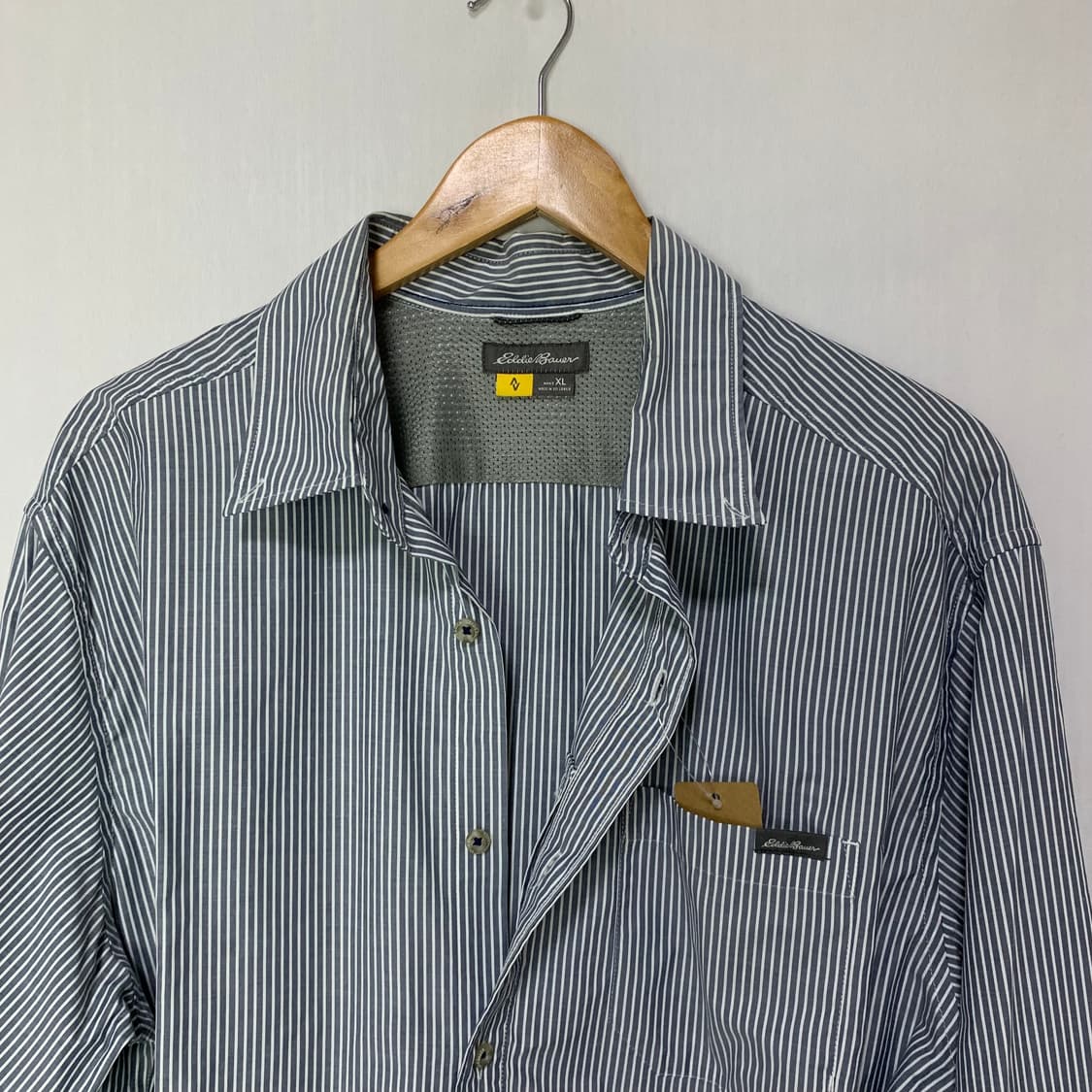 에디바우어 빈티지 스트라이프 셔츠 XL 남녀공용 상품이미지4