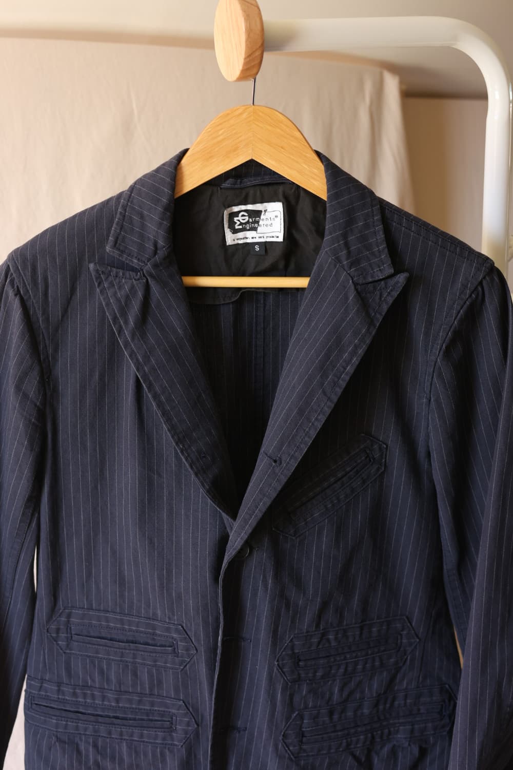 엔지니어드가먼츠 스트라이프 테일러드 자켓S 상품이미지2
