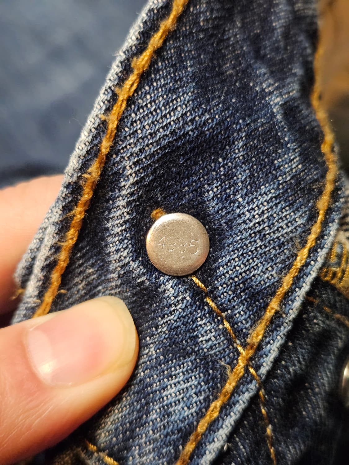 리바이스 501 빈티지 셀비지 데님 팬츠 상품이미지5