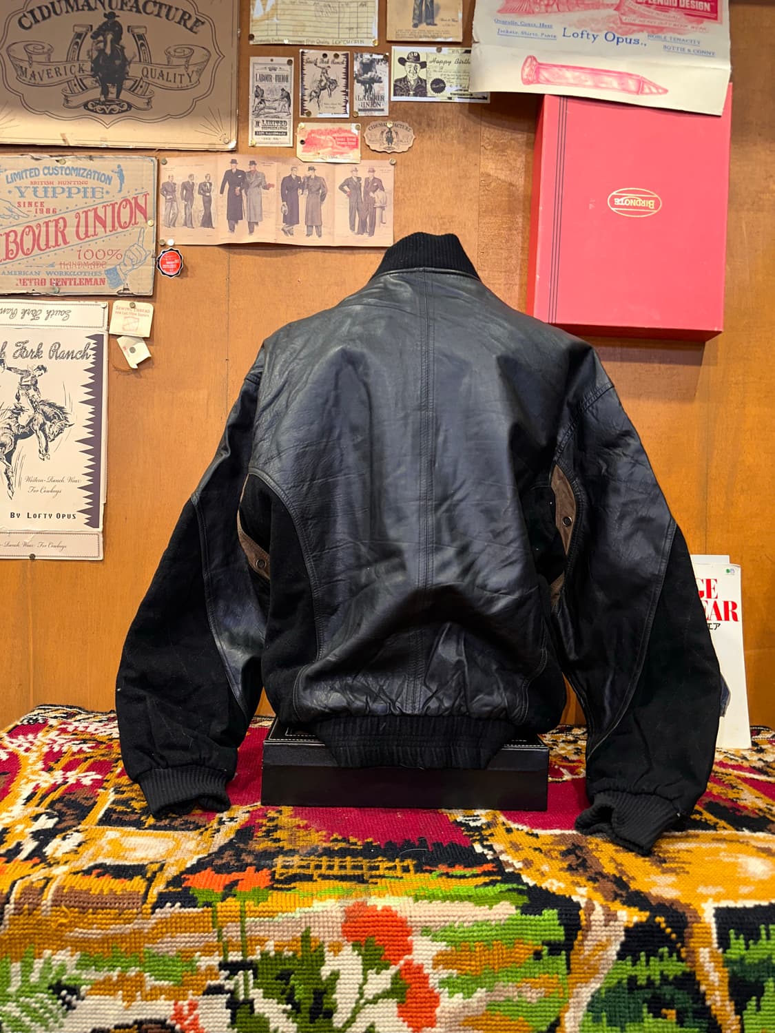 ( L-XL ) 가죽자켓 레더자켓 항공점퍼 항공자켓 빈티지가죽 양가죽 상품이미지4
