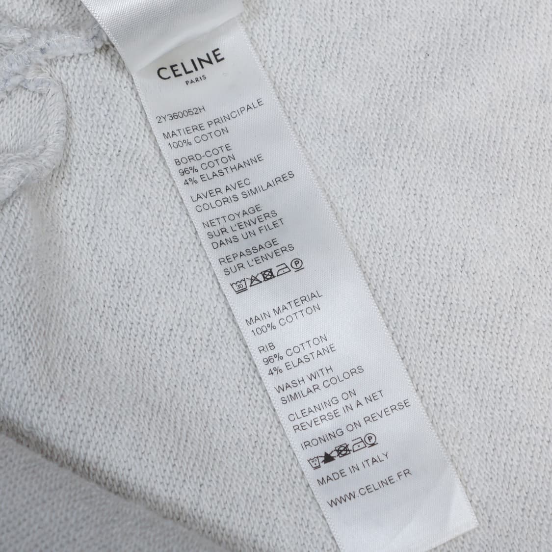 셀린느 바시티 로고 크롭 스웻셔츠 상품이미지9