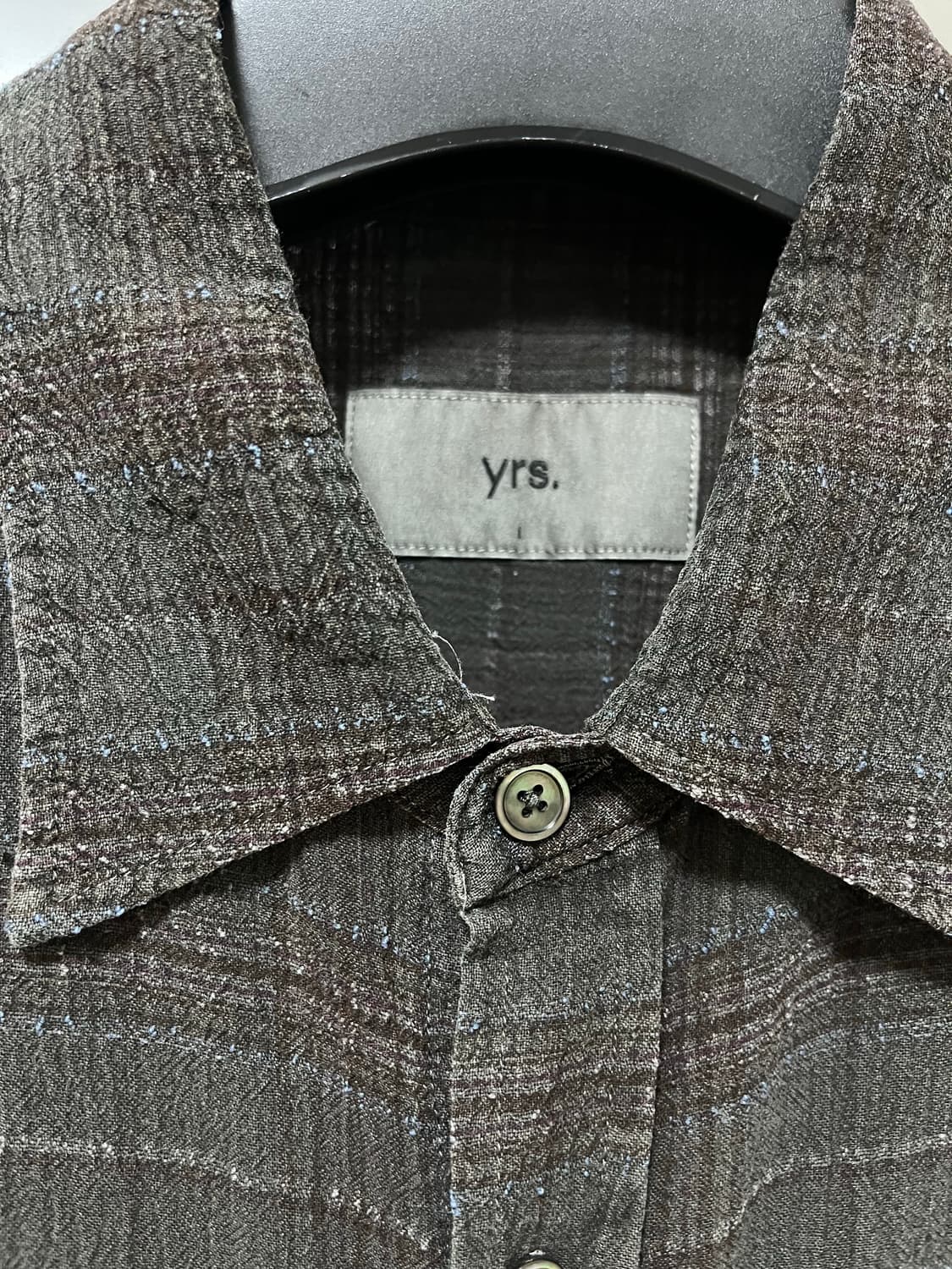 [1,S]이얼즈어고 더티 워시드 포이카 더스티블랙 브라운 상품이미지4