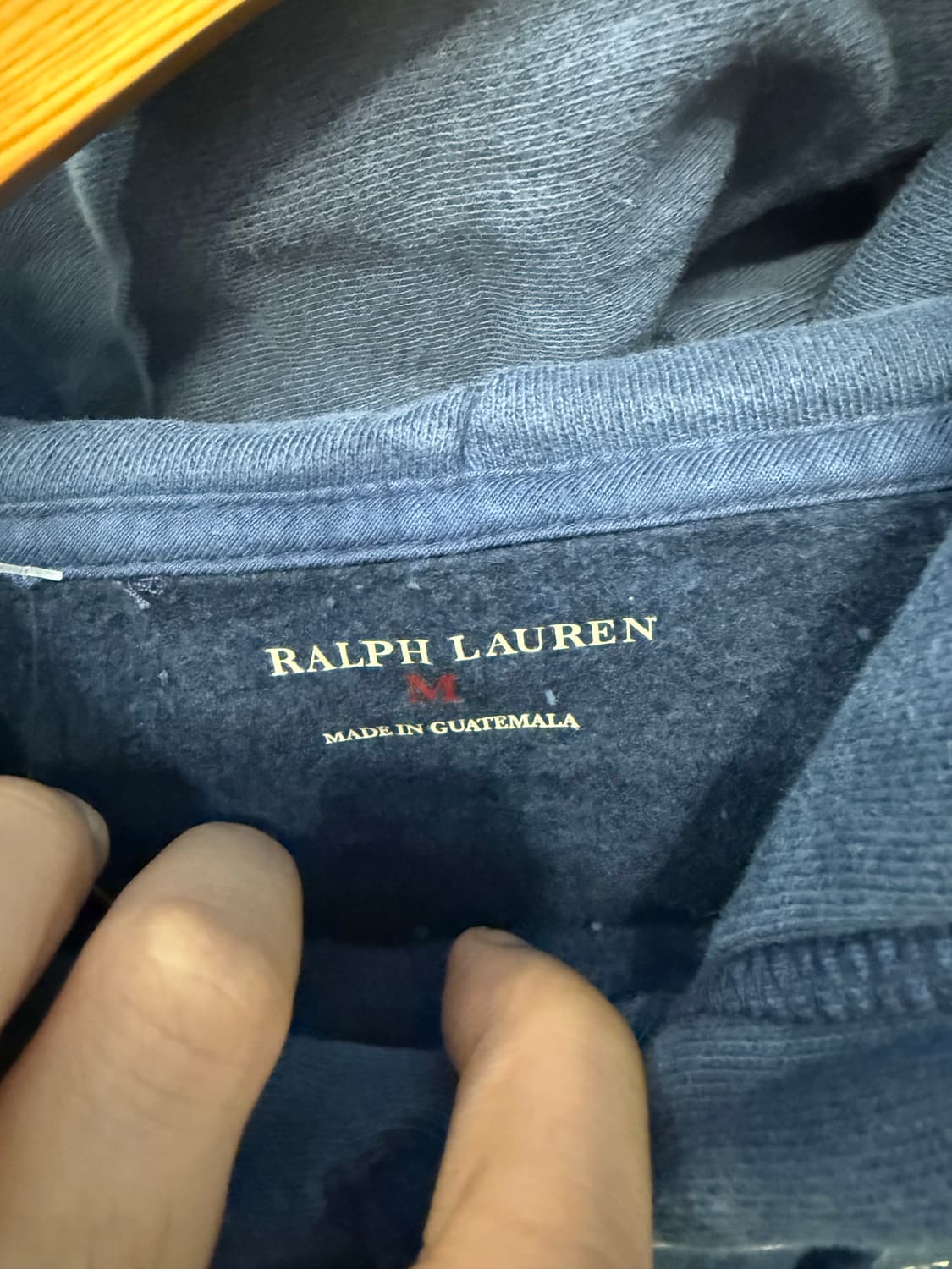 폴로 랄프로렌 새상품 네이비 후드티(미듐) 상품이미지3