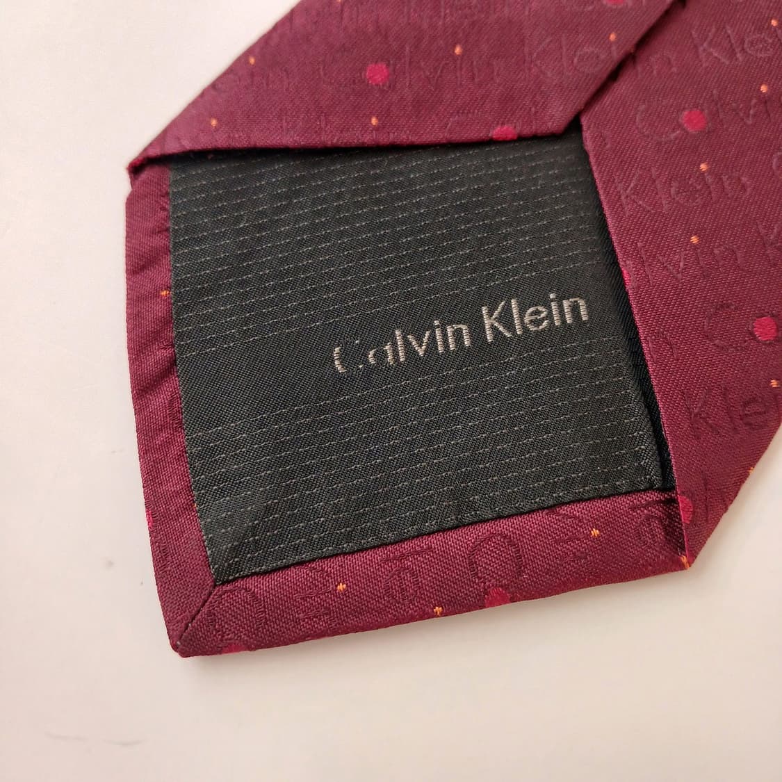 켈빈클라인 컬렉션 로고 자카드 넥타이 9cm B등급 A19021 상품이미지8