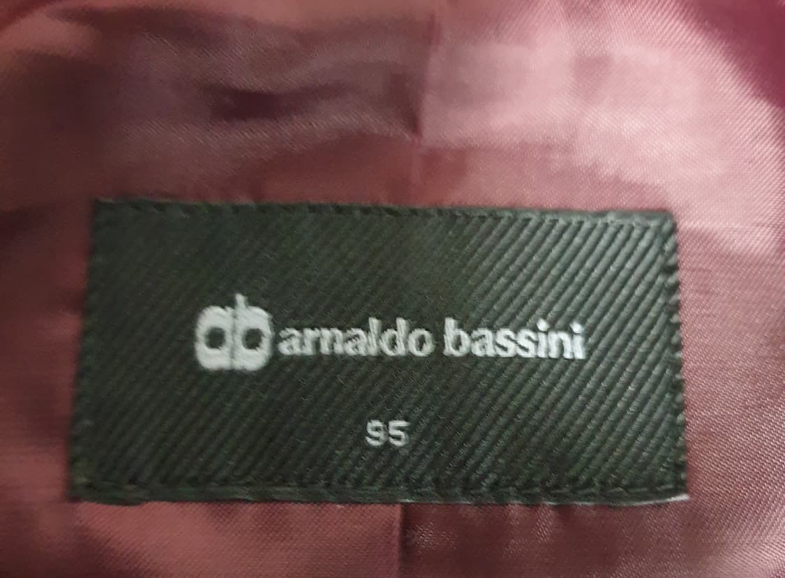 아날도바시니 울 코트 버건디 (95) 상품이미지3