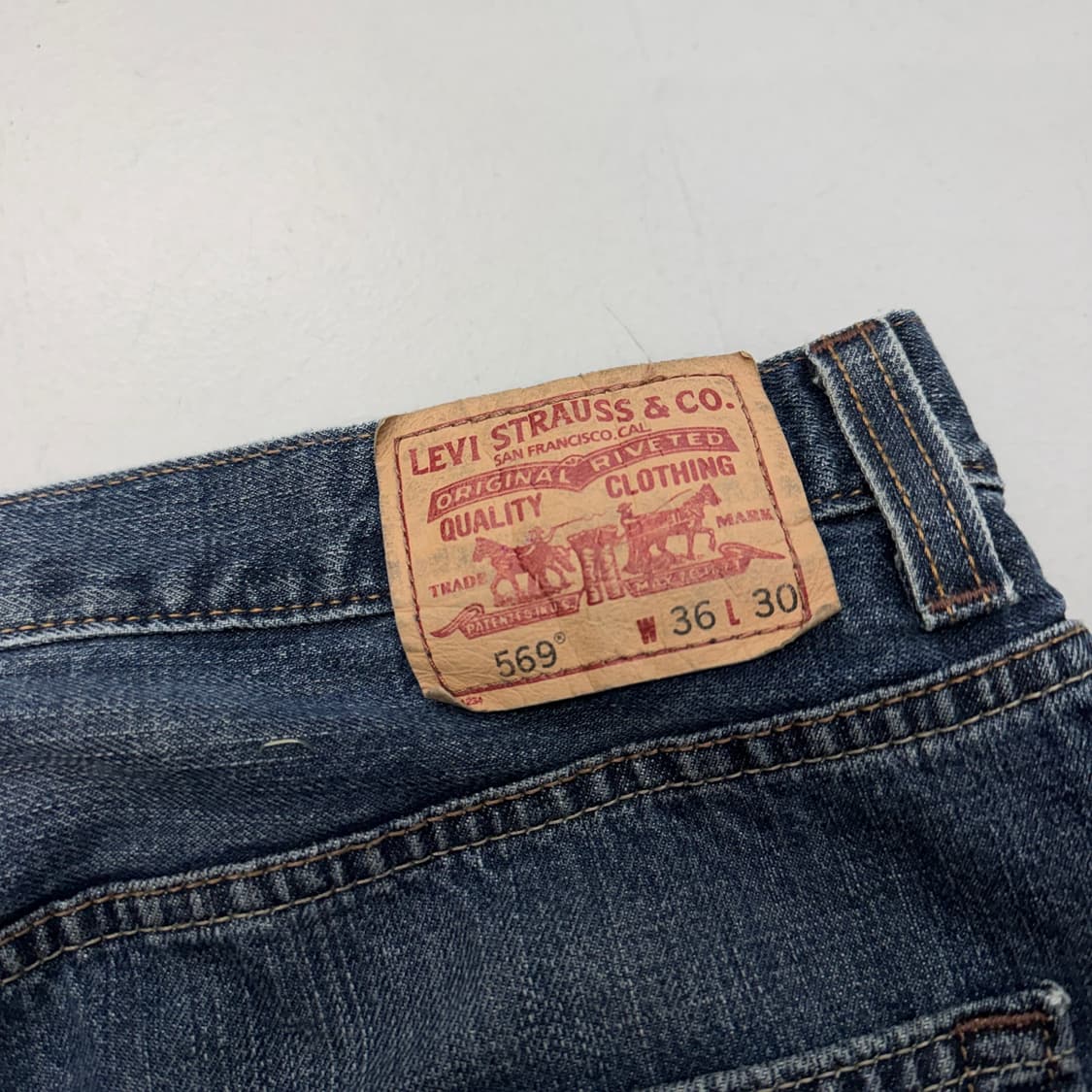 리바이스 00s 569 새깅 와이드 스케이터 데님팬츠 상품이미지6