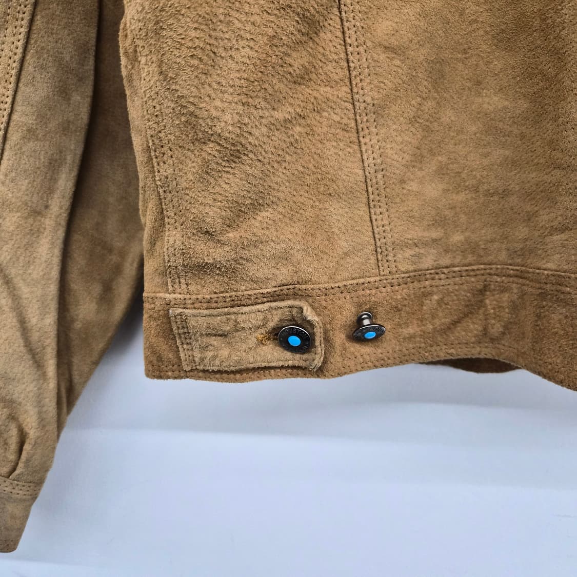 버버리 스웨이드 브라운 자켓 여성 M 상품이미지6