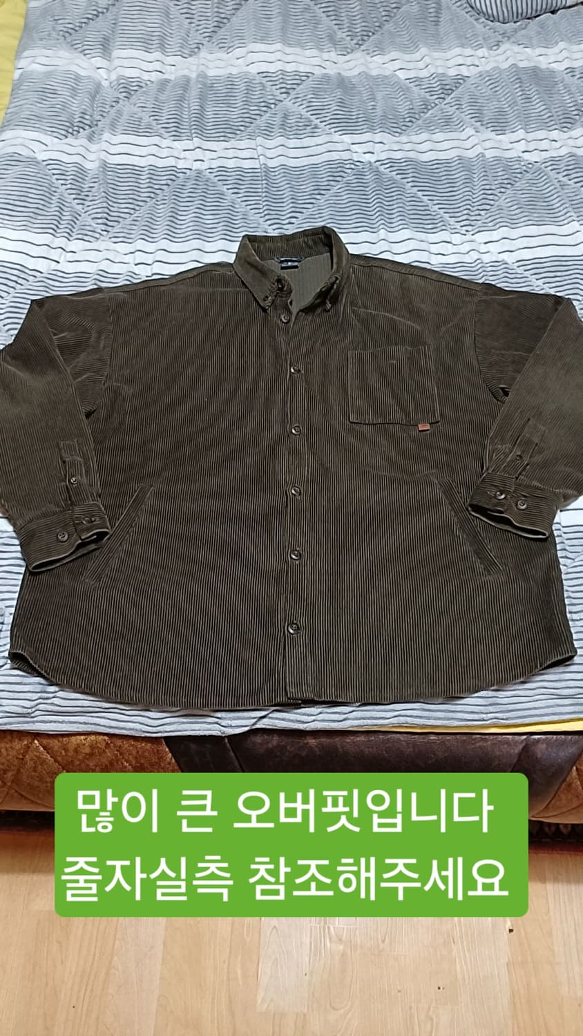 WV프로젝트 오버핏 코듀로이남방 L 가슴71 기장77 상품이미지1