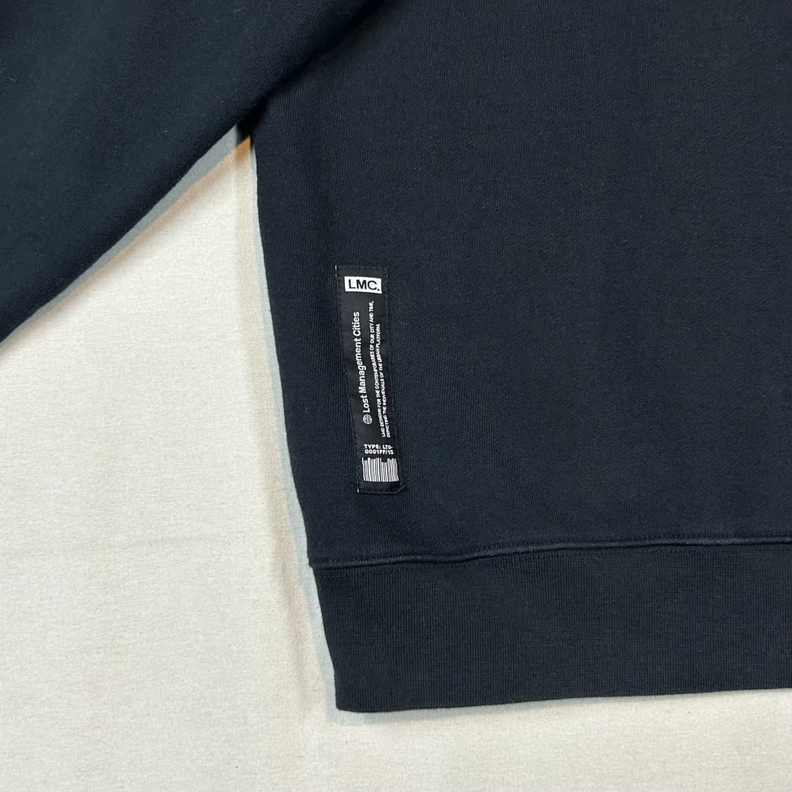 M) LMC 블랙 맨투맨 긴팔 티셔츠 상품이미지7