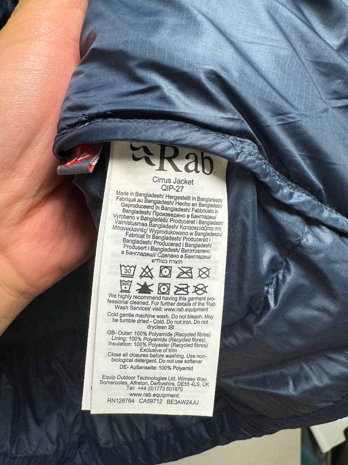 랩 RAB 시러스 패딩 점퍼 XL 상품이미지4