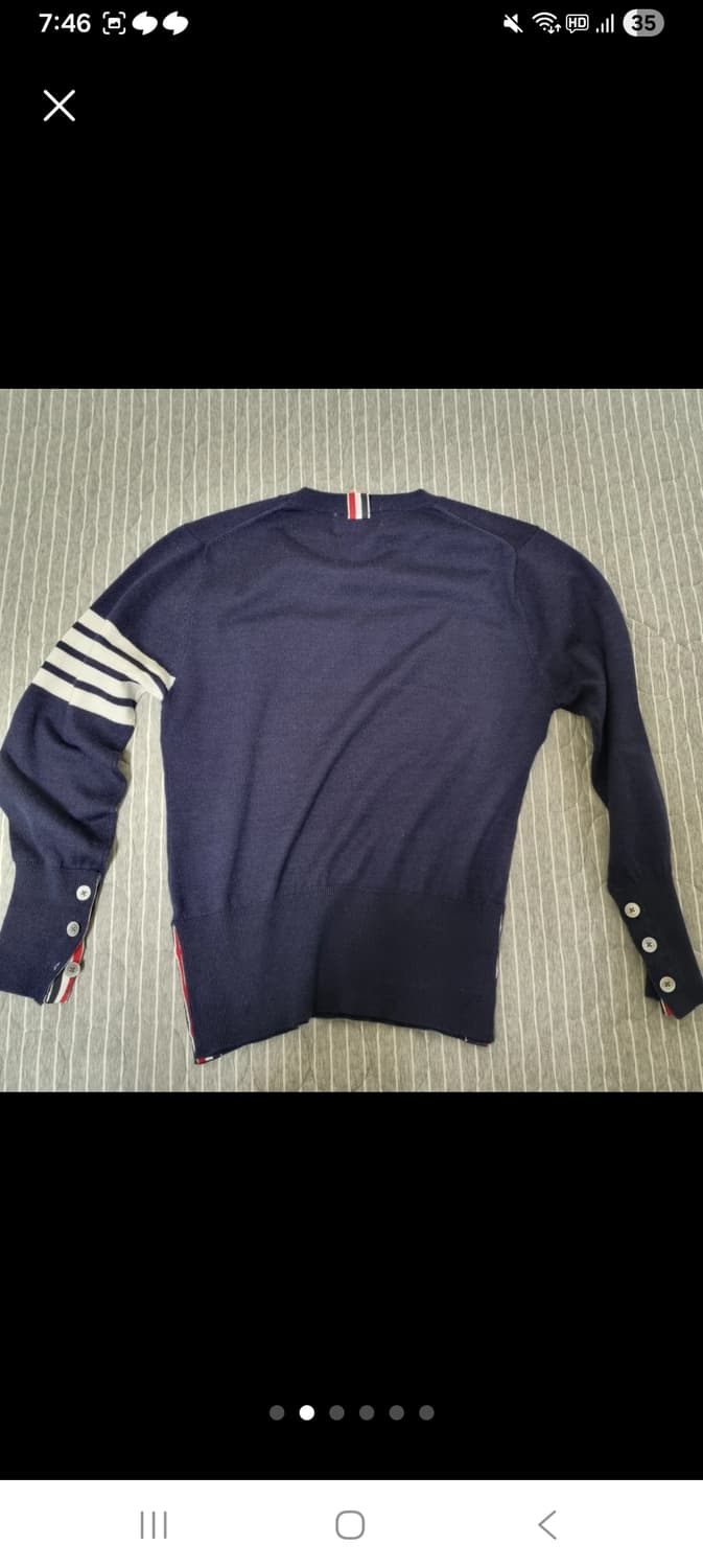 톰브라운 네이비 니트 3사이즈(95~100) 상품이미지2