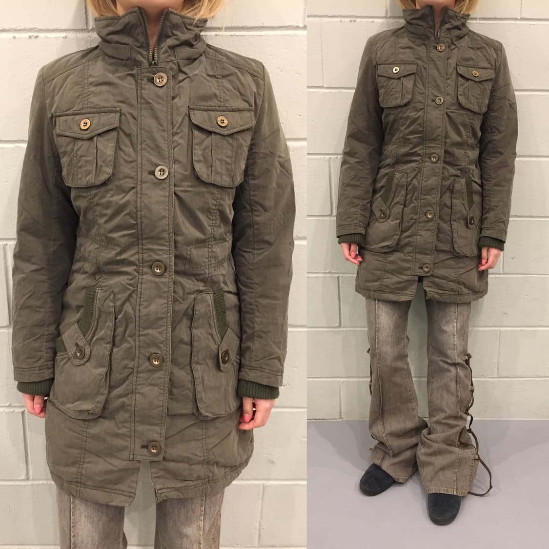 C.O.L.Z.A 밀리터리 y2k 자켓 상품이미지1