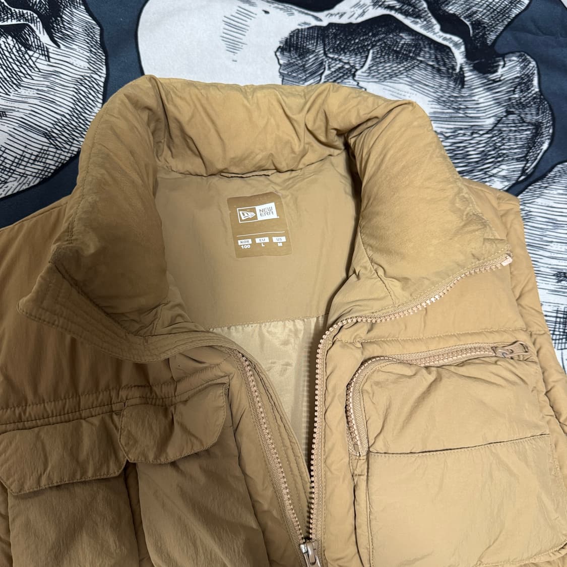 뉴에라 투웨이 패딩조끼 100 (L)사이즈 (매우이쁨) 상품이미지2