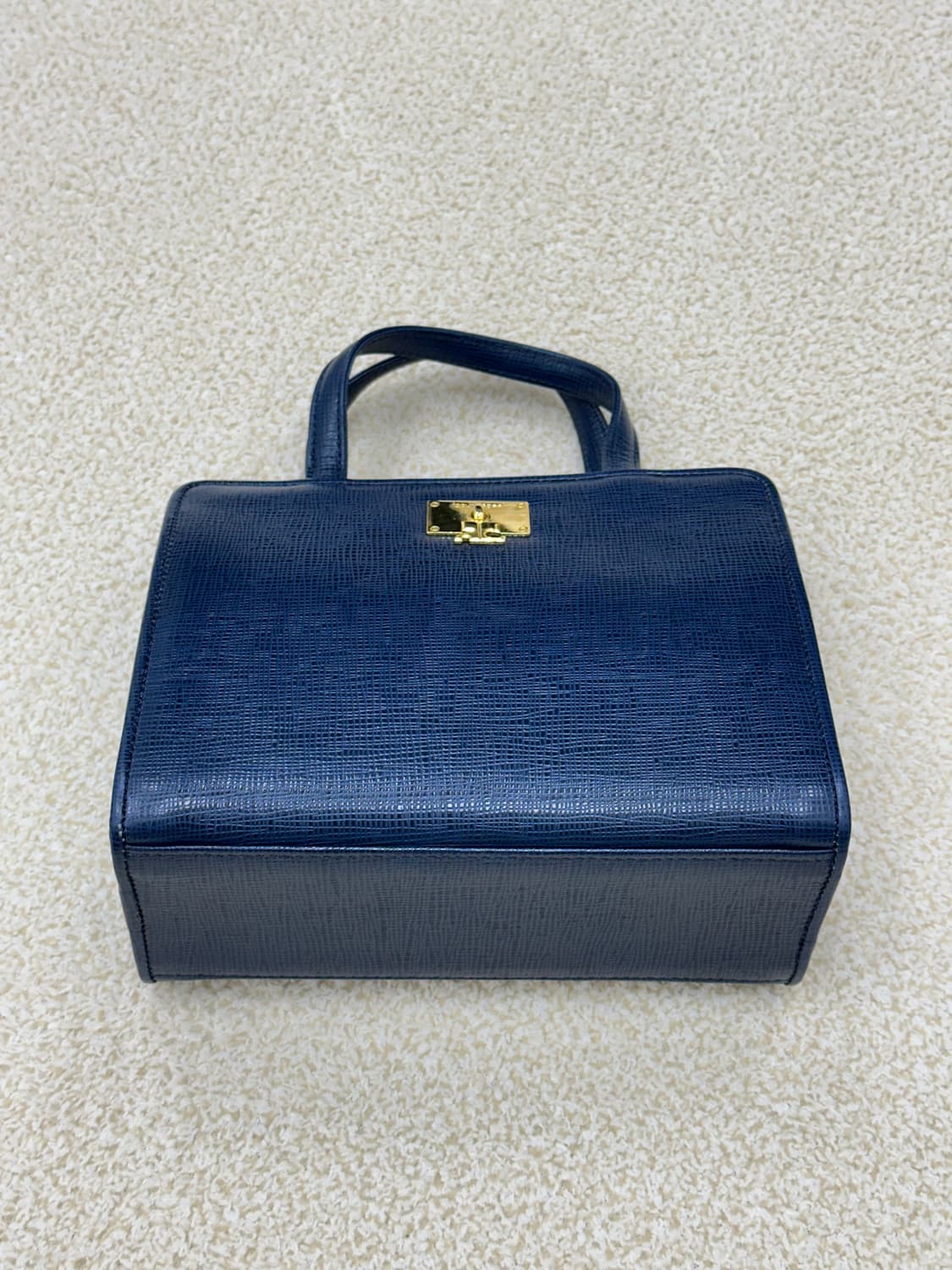 꾸레쥬 네이비 사피아노 핸드백 상품이미지4